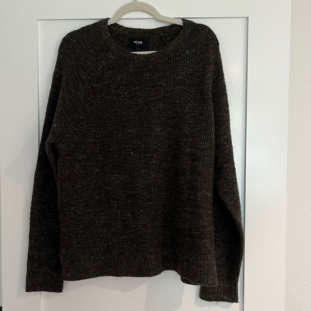 Jack Spade Mens Wool Sweater, Large